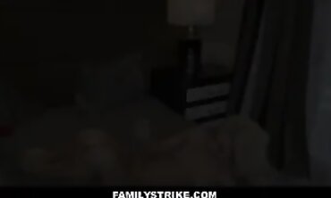 Petite Platinum-Blonde Bella Rose Bangs Her Stepbrother