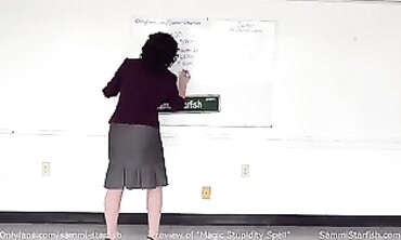Sammi Starfish Casts a Spell of Stupidity in this Office Roleplay