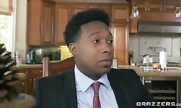 Ebony MILF Gets Assfucked by Her Daughter's Boyfriend