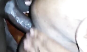 Adorable African Black Girl Gets Anal