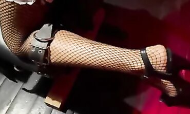Tattooed Slender Sub Gets Hard Anal Fisting And Squirts In BDSM Bondage