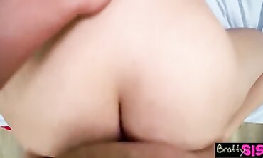 Latina Step-Sis with Huge Tits Gets Pounded in POV