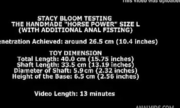 Stacy Bloom Tests Huge Handmade Electro Hitachi Size L