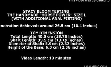 Stacy Bloom Tests Huge Handmade Electro Hitachi Size L