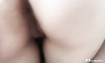 Brunette Stepsister Gives POV Blowjob