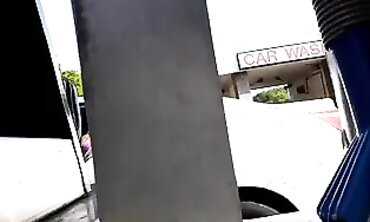 Torrid GFs Clean Car With Supah Backsides