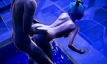Sizzling Alice Gets Rough Anal Creampie in the Bathtub