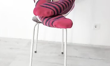 Red's Crimson Striped Socks Drive You Wild