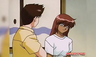 Mahoko Strips and Surprises Kenta in Uncensored Hentai
