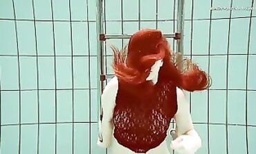 Vesta's Sensual Underwater Pool Performance