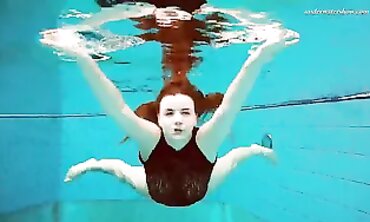 Vesta's Sensual Underwater Pool Performance
