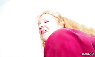 German BBW MILF's First Hardcore Porno Casting with Beau