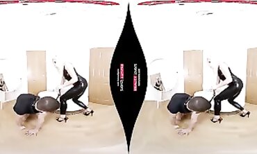 Mistress Brittany Bardot's VR Fetish Domination