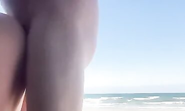 Italian MILF and Daddy Get Boned on the Seashore