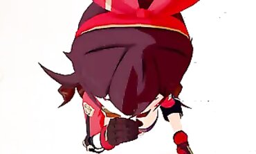 Amber Genshin Impact 3D Hentai Animation