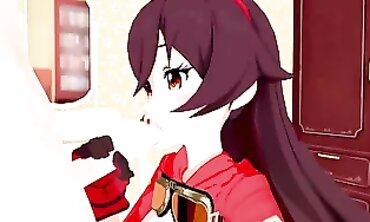 Amber Genshin Impact 3D Hentai Animation