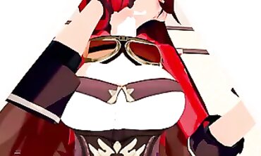 Amber Genshin Impact 3D Hentai Animation