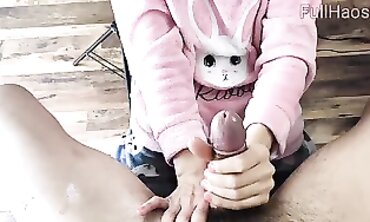 Asian Stepsister in Pajamas Compilation: Spanking, Handjob & Creampie