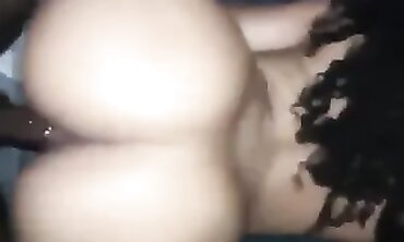 Ebony MILF Takes a Massive Creampie Load in Her Big Ass