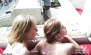 Madison McQueen in a Petite Blonde BGG Threesome in Paris