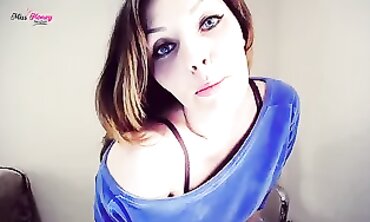 Miss Honey Barefeet Solo Femdom Wanking Session