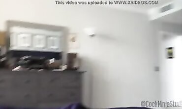 POV: Stupid Step-Sis Sneaks Into Brother's Room For Deepthroat Sex