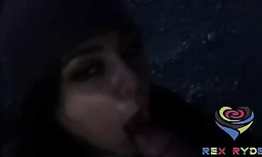 Rex Ryder GONZO: Zoey Foxx Gets a Mountain Facial