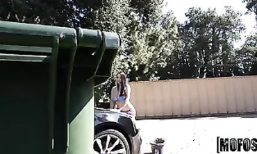 Bodacious Angela White Gets Observed Washing Her Car