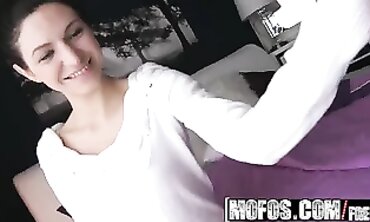 Arian Joy: Hidden Cam Dark Hair Blowjob