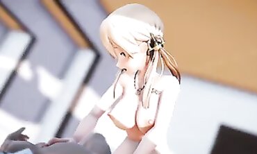 Prinz Eugen MMD: Latina Bombshell's Rough Public Squirting