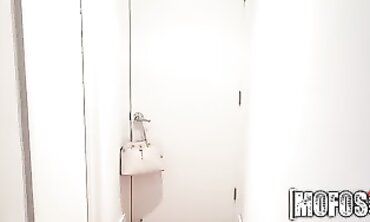 Tattooed Bimbo Shows Off Her New Outfit in POV Blowjob