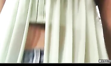 Sensual Brunette Girlfriend Shops for Dildos and Gets Fucked POV
