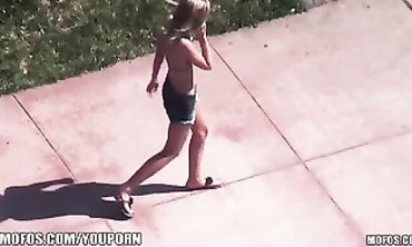 Fit Blonde Babe Gets Banged by Her Buddy