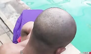 Ksal Sweetheart Enjoys a Pool Party at the Pub