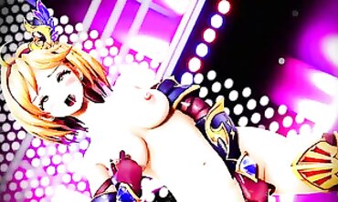 MMD Succubus Orgy: Ahegao, Squirting & Rough Public Sex
