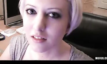 POV: Amateur Blonde Girlfriend Gets Anal Creampied