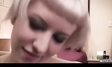 POV: Amateur Blonde Girlfriend Gets Anal Creampied