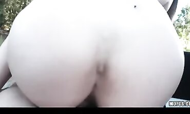 Platinum Blonde Babe Caught Public Sex