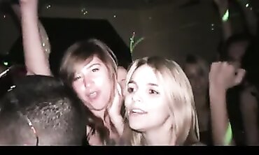 POV College Party Orgy: Brunette Beauty Gets Drilled in Panties