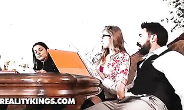 Sneaky Phat Ass Lena Paul Makes Boys Cheat