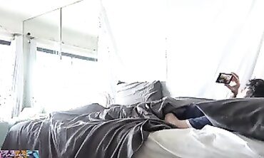 Petite Blonde Sister-in-Law Helps Stepson With His Porn Addiction