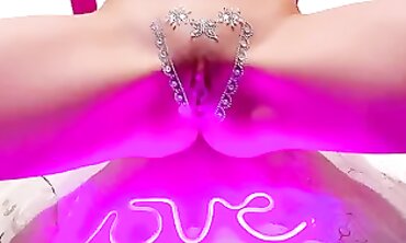Pink Monster Cosplay Babe Gets Fucked With Sex Toys