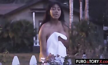 Jenna Foxx Seduced Outside at Night in PurgatoryX RepoMan Vol 1 Part 2