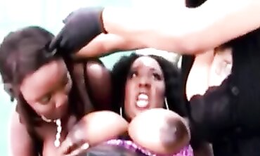 Ebony milfs with humungous cupcakes