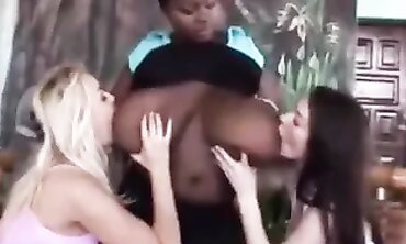 Ebony milfs with humungous cupcakes