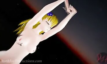 Aylin in Blue Bikini MMD Animation