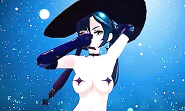 Keqing Genshin MMD: Soiree Group Sex & Squirt Party
