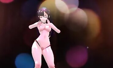 Keqing Genshin MMD: Soiree Group Sex & Squirt Party