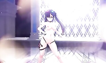 Keqing Genshin MMD: Soiree Group Sex & Squirt Party
