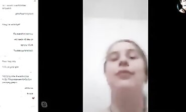 POV Webcam: Busty Russian Anna on Skype
